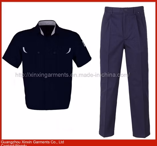 広州工場は高品質の男性作業服衣服 (W60) を製造しています