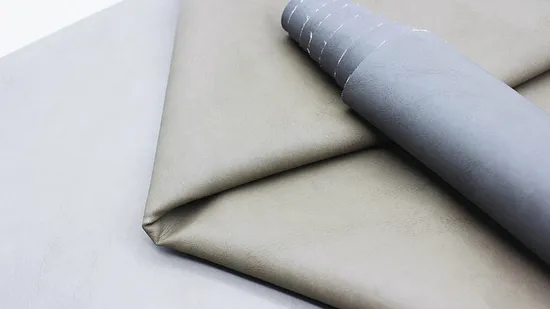 衣服/バッグ用の明るい色のPU合成フェイクレザー